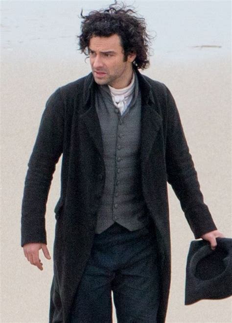 Poldark Hunk Aiden Turner Spotted Filming On Beach For New Series