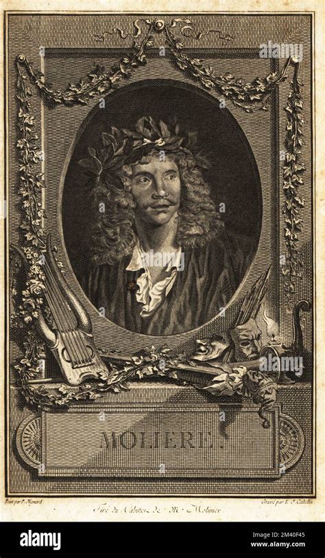 Portrait Ovale De Moli Re Jean Baptiste Poquelin Acteur Po Te Et