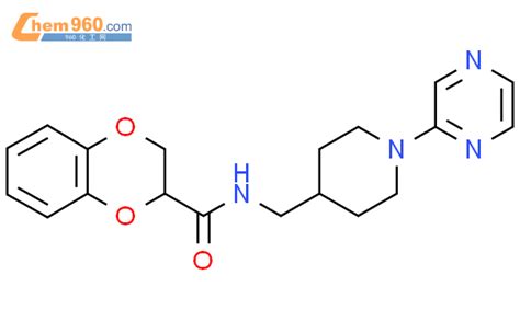 1396814 06 4 N 1 Pyrazin 2 Yl Piperidin 4 Yl Methyl 2 3 Dihydrobenzo[b][1 4]dioxine 2