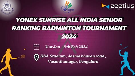 Yonex Sunrise All India Senior Ranking Badminton Tournament Day