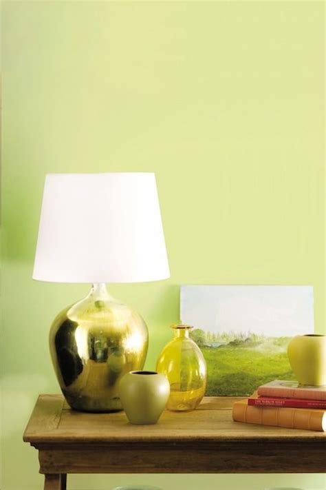 Yellow Green Paint Color - Eclectic - living room - Benjamin Moore ...