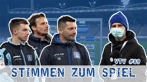 Stimmen zum Spiel FC Blau Weiß Linz vs FC Juniors OÖ 2 0 VTV 89