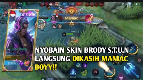 REVIEW SKIN BRODY S T U N LANGSUNG DI KASIH MANIAC BOYY MOBILE