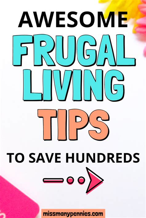 Frugal Living Tips To Save Money Every Day These Simple Living Tips