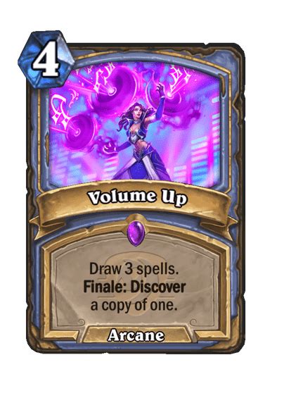 Volume Up Hearthstone Card Library