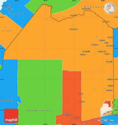 Aroostook County Map