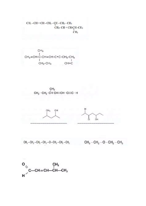 Quimica Organica I Ejercicios Docx