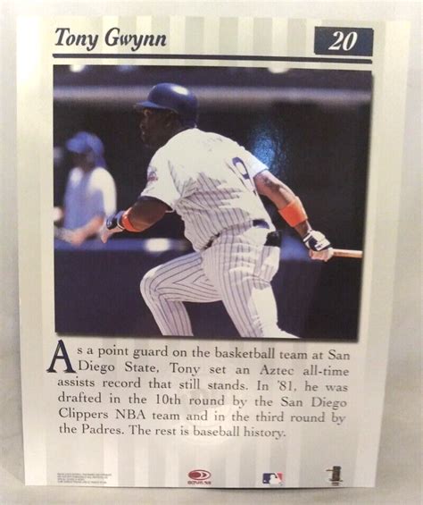 1997 Donruss Studio Portraits 8x10 Tony Gwynn EBay