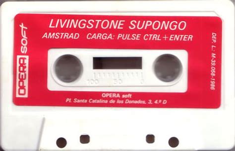 Livingstone Supongo Amstrad CPC ZONA DE PRUEBAS