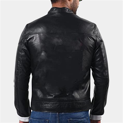 Agents Of Shield S04 Ghost Rider Aka Robbie Reyes Black Leather Motorcycle Jacket With Leather