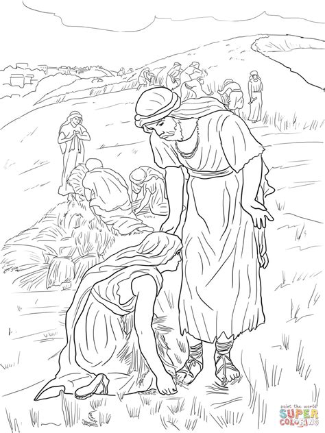 Ruth And Boaz Coloring Page Free Printable Coloring Pages