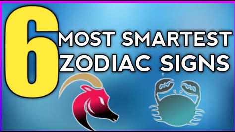 The SMARTEST Zodiac Sign In 2022 Ranked Top 6 Are You Smart YouTube