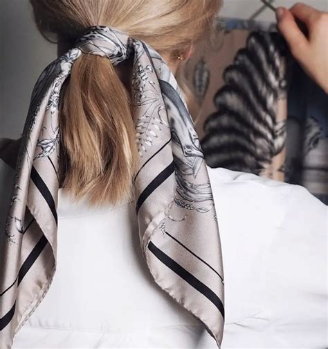 Modern Ways To Wear A Scarf In Hair Womensew