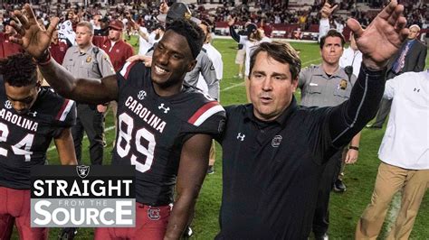 Will Muschamp Details Bryan Edwards Game Las Vegas Raiders Youtube