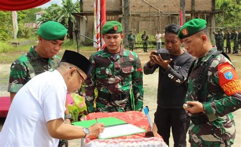 TMMD Ke 115 Kodim 1015 SPT Selesai Warga Tanah Mas Angkat