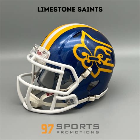 Limestone University Saints (SC) 2022 Mini Football Helmet - 97 Sports ...