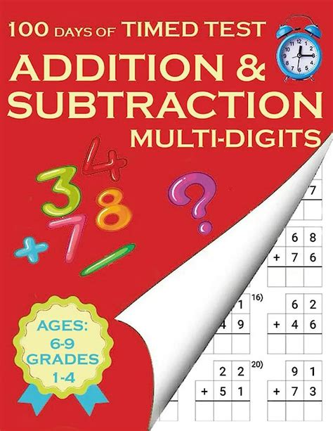 100 Days Of Timed Tests Multi Digit Addition And Subtraction Math