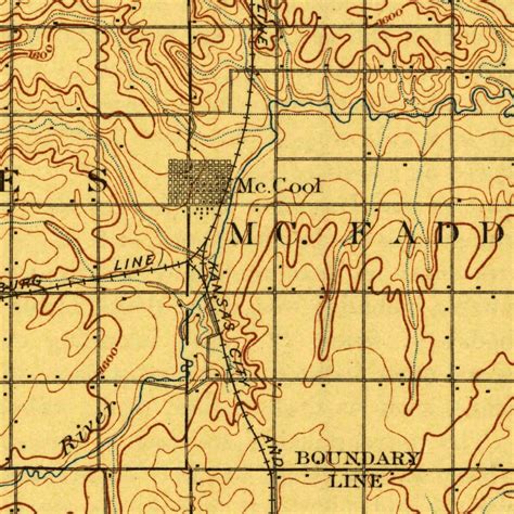 York Ne 1899 125000 Scale Map By United States Geological Survey