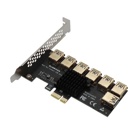 Pci Express Multiplier Pci E 라이저 카드 광부 라이저 어댑터 익스텐더 용 그래픽 카드 용 1 ~ 7