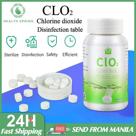 Chlorine Dioxide Clo Antibacterial Tablet Effervescent Disinfectant