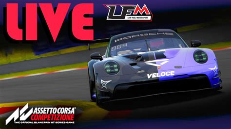 Lfm Pro Series In The Porsche Kyalami Round Acc Live Youtube