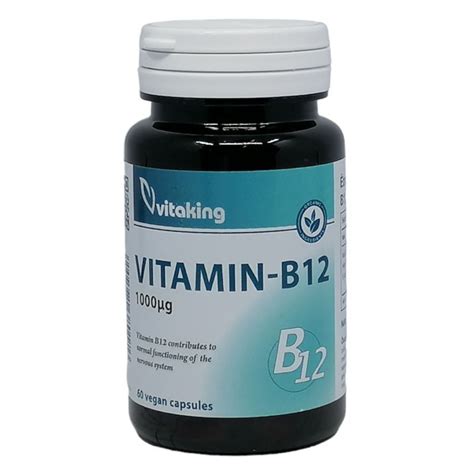 3850 Ft Vitaking Vitamin B12 Kobalamin 1000mcg Kapszula 60db