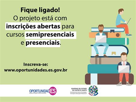 SECTI OportunidadES Oferece Cursos Semipresenciais Gratuitos Para