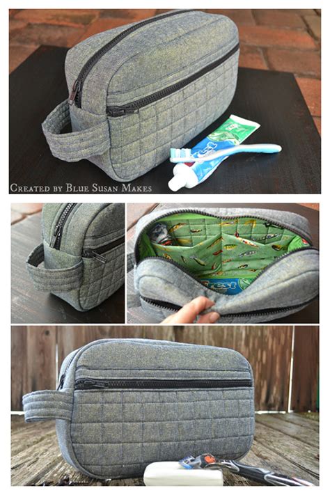 Toiletry Bag Free Sewing Pattern