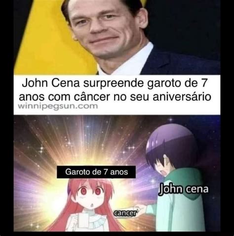 John Cena Surpreende Garoto De Anos C Ncer No Seu Anivers Rio