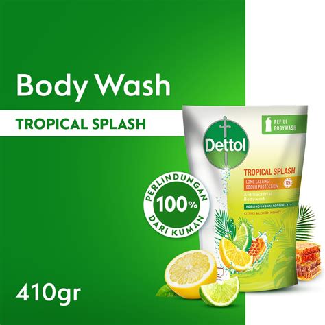 Jual Dettol Tropical Splash Body Wash 410g Shopee Indonesia