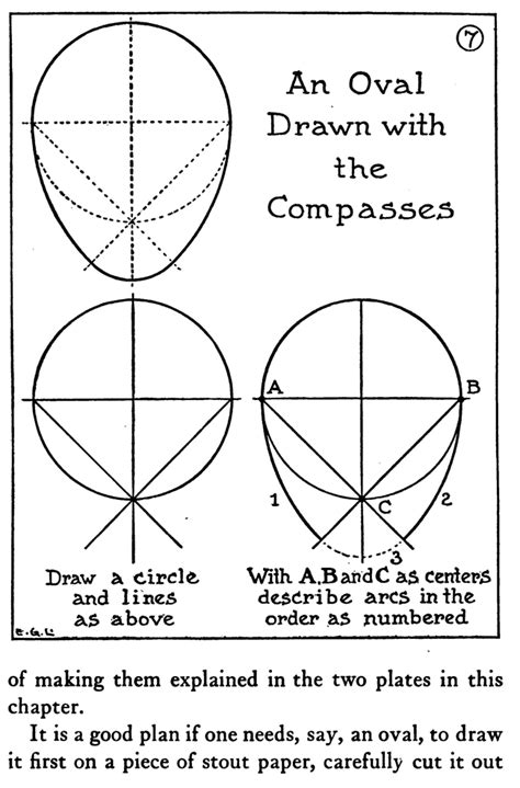 How To Draw An Oval On Paper