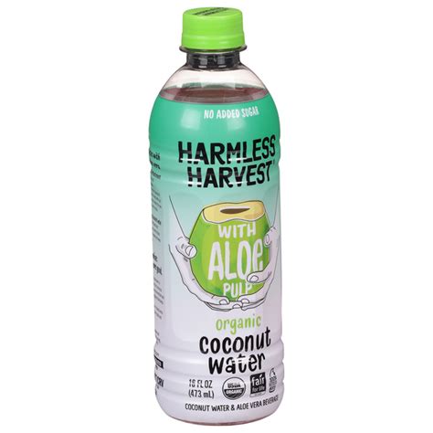 Harmless Harvest Organic Coconut Water With Aloe Pulp Fl Oz Fl Oz