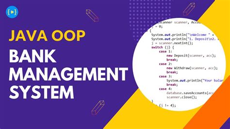 Bank Management System Using Java Object Oriented Programming Oop