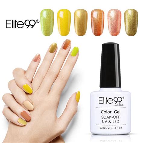 Aliexpress Buy Elite Yellow Series Uv Gel Nail Gel Polish Soak