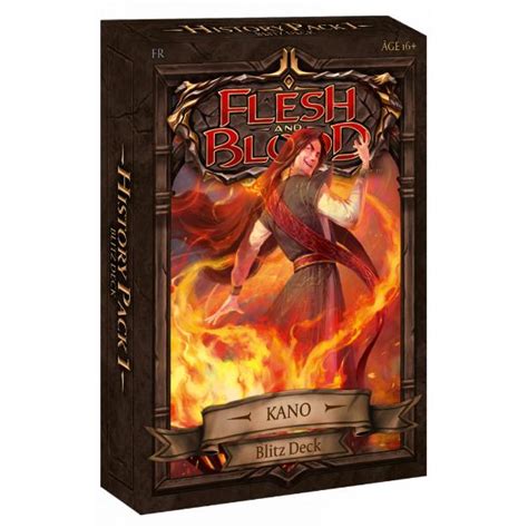 Flesh And Blood History Pack Deck Blitz Kano La Bo Te Jeux