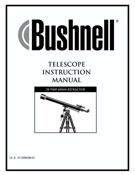 Telescope Instruction Manual - Bushnell