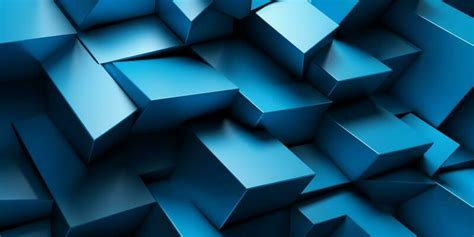 Blue Geometric Shapes Stock Photos, Images and Backgrounds for Free ...