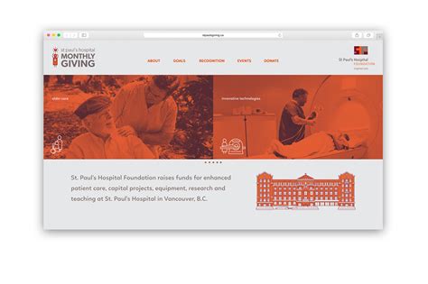 St Paul S Hospital Foundation Monthly Giving On Behance