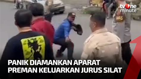 Gagal Palak Minimarket Preman Keluarkan Jurus Silat Saat Dikepung