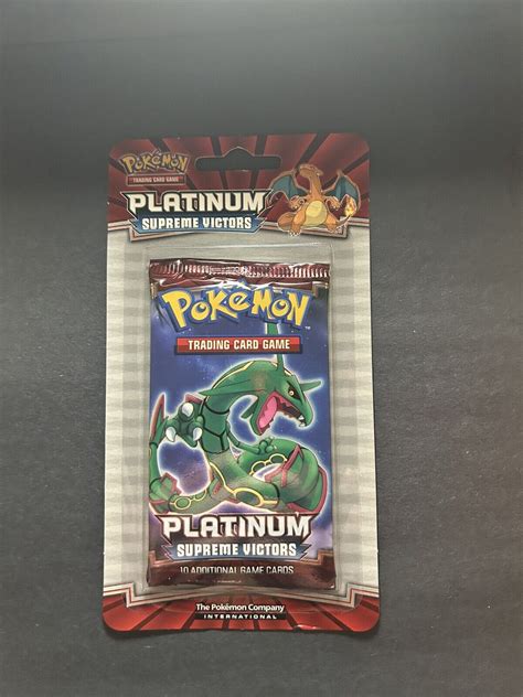 Pok Mon Tcg Sealed Platinum Supreme Victors Blister Pack Rayquaza