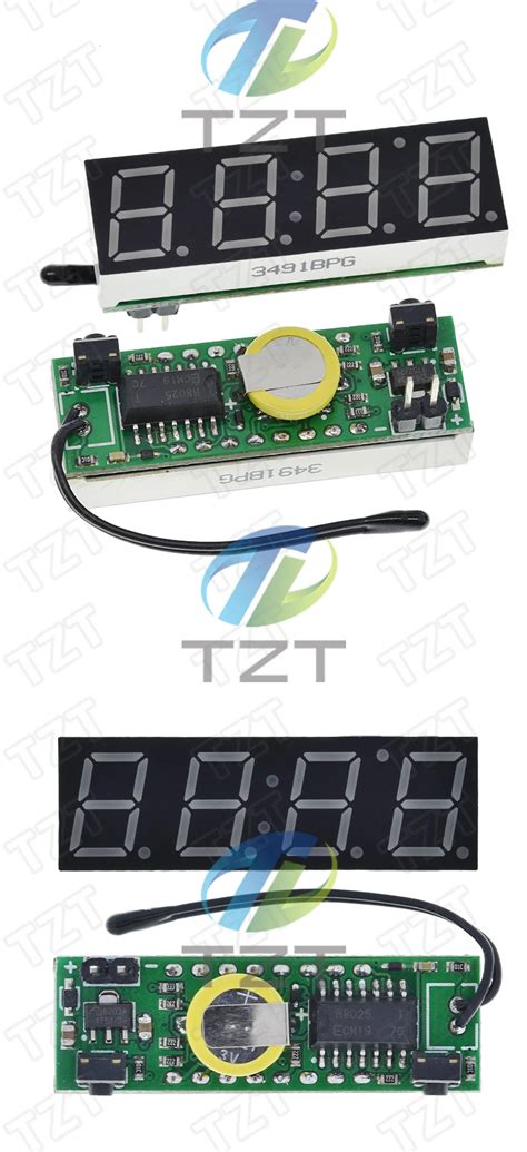 Светодиодные цифровые часы RX8025T 3 в 1, модуль напряжения и ...