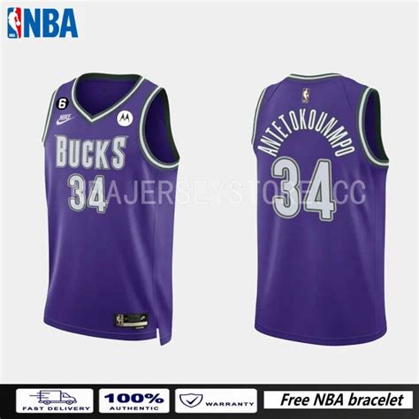 【swingman】2022 23 Mens New Original Nba Milwaukee Bucks 34 Giannis