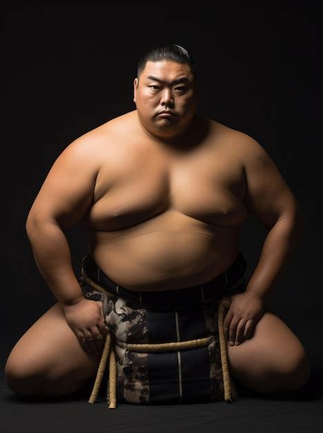 Japanese Sumo Wrestler Premium Ai Generated Image