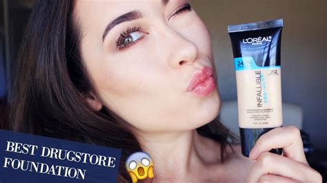 New Loreal Infallible Pro Glow Foundation Review Demo Close Ups