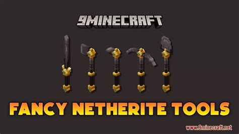 Fancy Netherite Tools Resource Pack Texture Pack