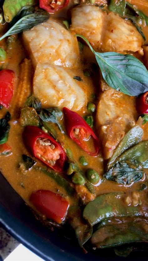 Low Calorie Fish Red Thai Curry Newtrition Healthy Recipes