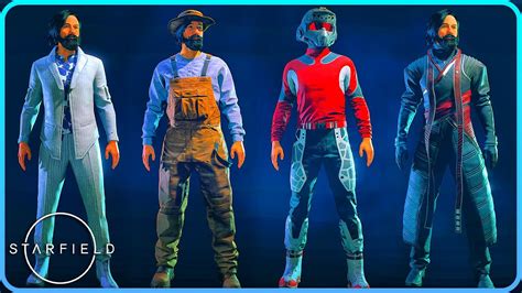 ALL 293 Clothes Outfits Showcase Starfield YouTube