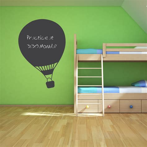 Hot Air Balloon Chalkboard Wall Decals Wallums