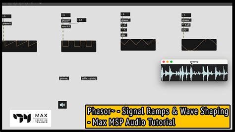 Phasor Signal Ramps And Wave Shaping Helpful Objects To Know Max