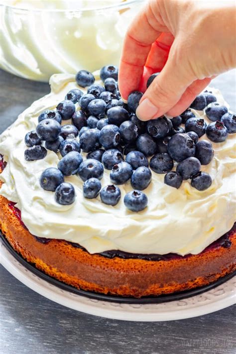 Blueberry Cream Cake Recipe Happy Foods Tube